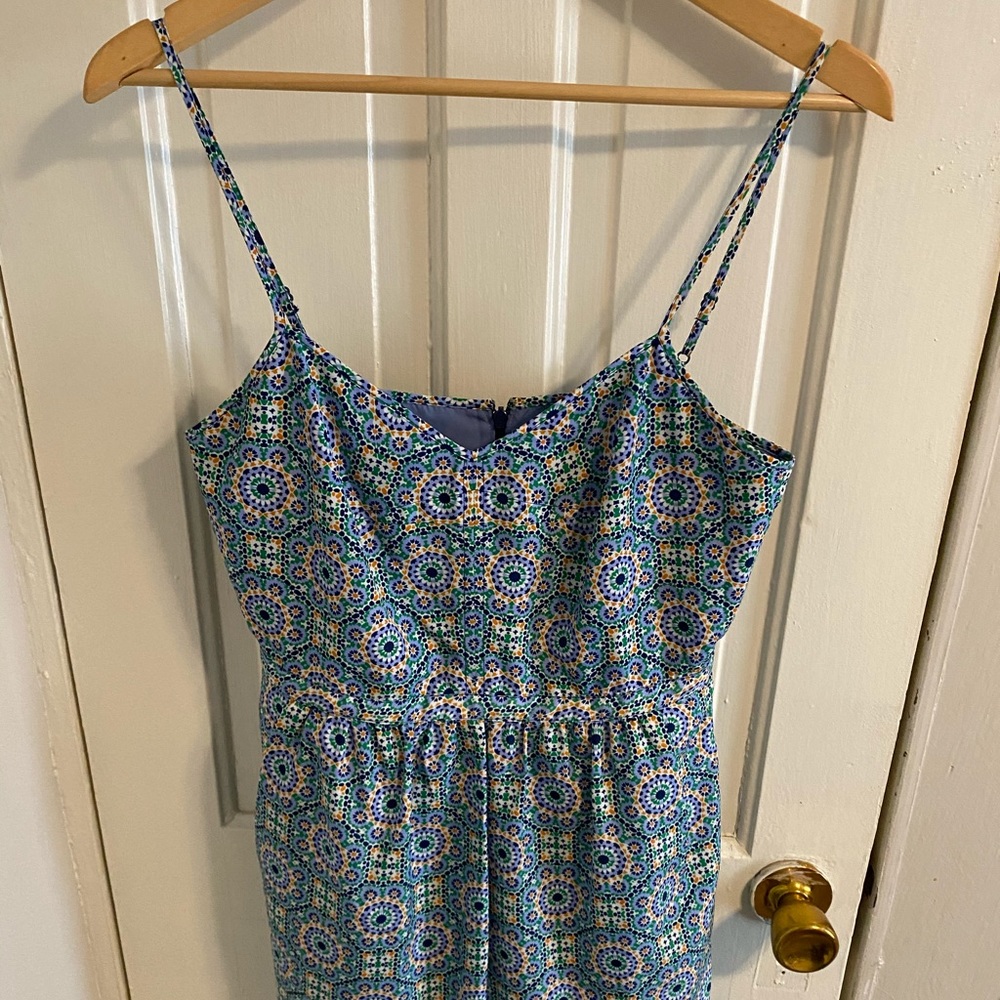 Fun spring j crew dress with pockets